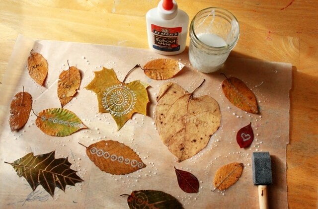 Pressed & Preserved Leaves Make Beautiful Works Of Art